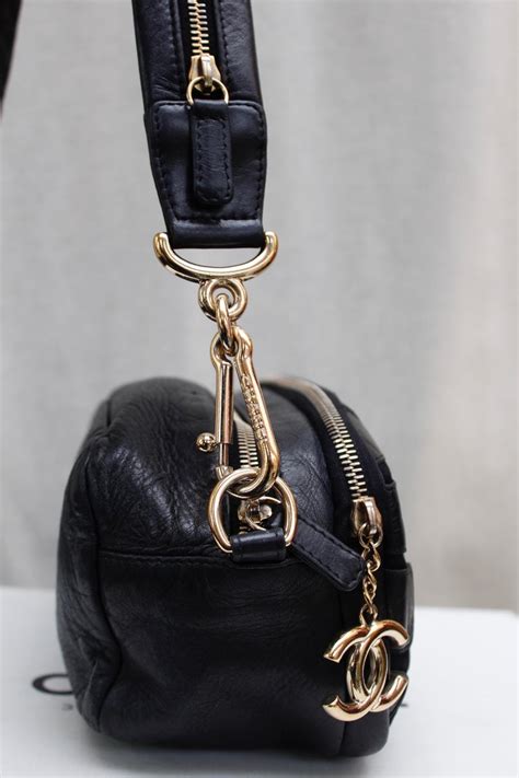 chanel tote bag leather|Chanel cross body purses.